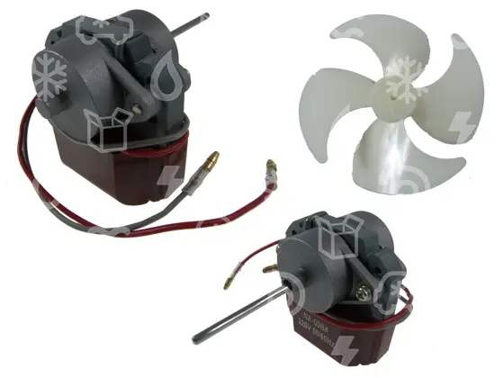 ventilátor NO FROST -  8,5 W, hřídelka 41/49 mm, vrtule 100 mm, BOSCH
